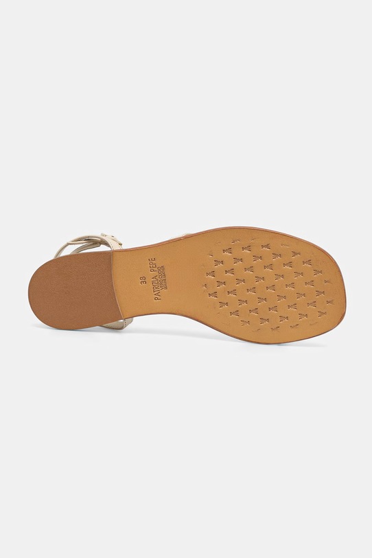 Kožené sandály Patrizia Pepe 8X0104.L026.W405 béžová