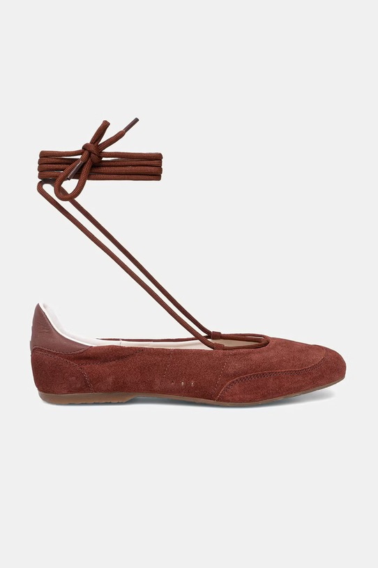 Μπαλαρίνες σουέτ Patrizia Pepe 8Z0123.L152.B882 κόκκινο SS26