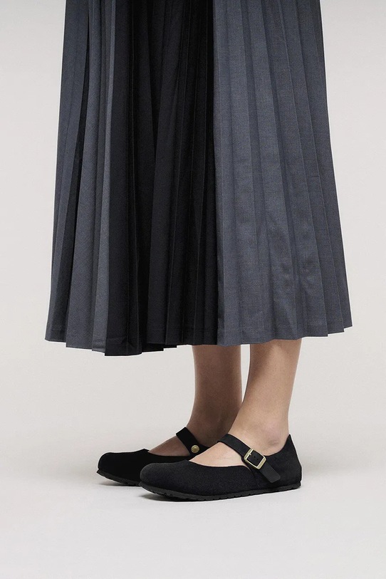 Semišové baleríny Birkenstock Mantova 1030423