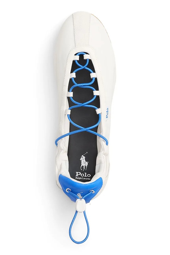 Μπαλαρίνες Polo Ralph Lauren Ballerina Lace Up λευκό 804P04926001