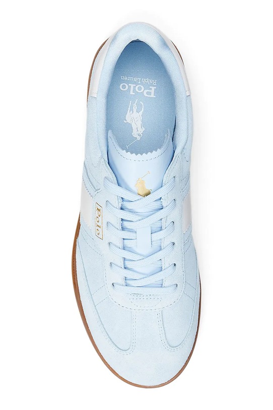 Polo Ralph Lauren sneakersy skórzane Heritage Aera niebieski 804956688001.400