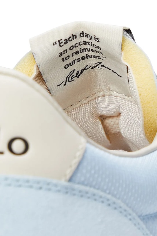 Polo Ralph Lauren sneakersy skórzane Heritage Aera 804956688001.400 niebieski