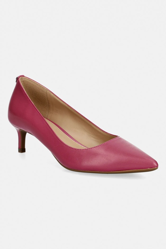 MICHAEL Michael Kors szpilki skórzane Alina Flex Kitten Pump szpilka różowy 40R3ALMP1L.661