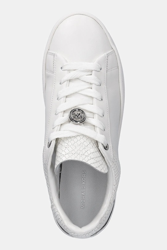 Δερμάτινα αθλητικά παπούτσια MICHAEL Michael Kors Dottie Lace Up λευκό 43R6DTFS1L.085