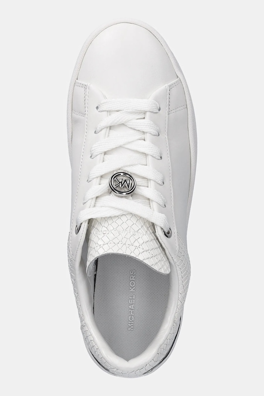 Δερμάτινα αθλητικά παπούτσια MICHAEL Michael Kors Dottie Lace Up λευκό 43R6DTFS1L.085