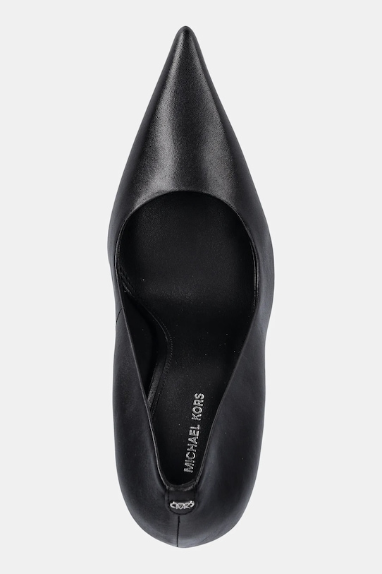 Δερμάτινες γόβες MICHAEL Michael Kors Elyse High Pump μαύρο 40R6EYHP1L.001