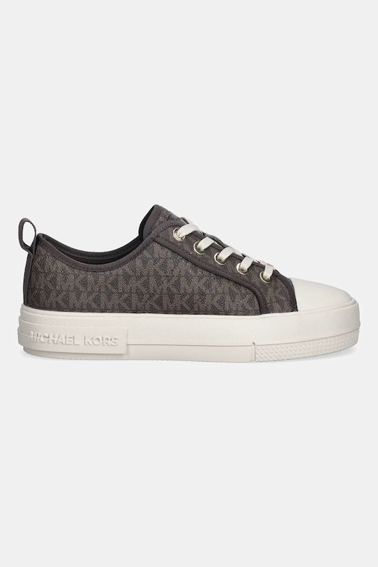 Πάνινα παπούτσια MICHAEL Michael Kors Evy Lace Up 43F5EYFS1B.200 καφέ SS26