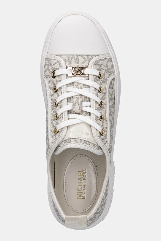 Πάνινα παπούτσια MICHAEL Michael Kors Evy Lace Up μπεζ 43F5EYFS1B.150