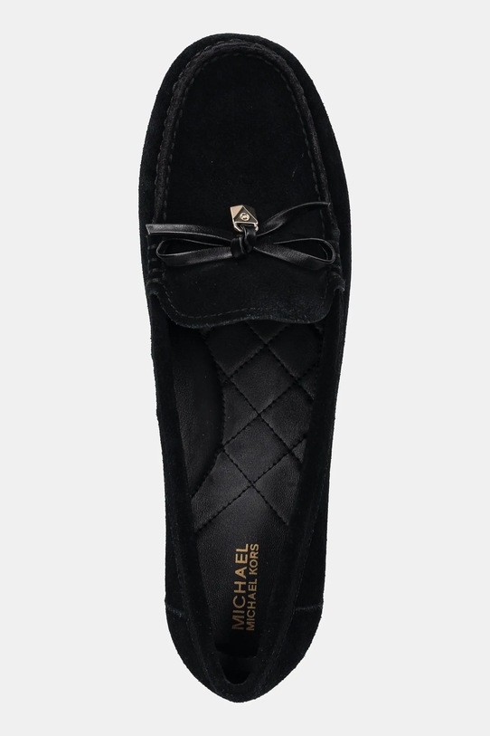 Μοκασίνια σουέτ MICHAEL Michael Kors Juliette Moc μαύρο 40S3JTFR1S.001