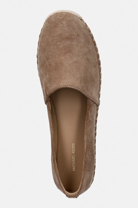 Semišové espadrilky MICHAEL Michael Kors Kenzie Espadrille béžová 40R6KZFP1S.297