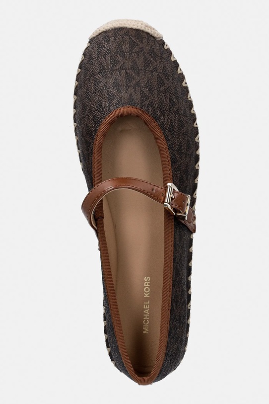 Espadrilky MICHAEL Michael Kors Lynn Ballet Espadrille hnedá 40R6LYFP1B.200