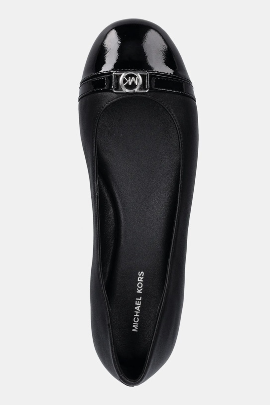 Δερμάτινες μπαλαρίνες MICHAEL Michael Kors Mandy Flat μαύρο 40F5MAFP1A.001
