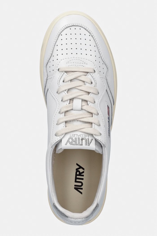 AUTRY sneakersy skórzane Medalist Low AULWLL05 biały