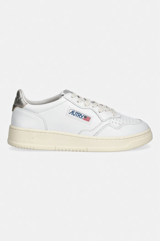 AUTRY sneakersy skórzane Medalist Low AULWLL06 biały AA00