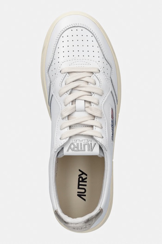 AUTRY sneakersy skórzane Medalist Low biały AULWLL06