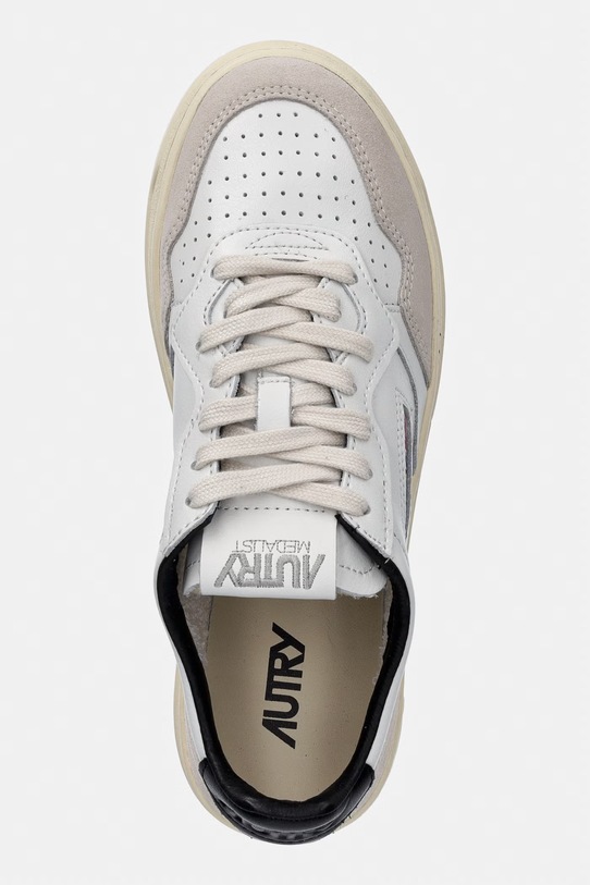 AUTRY Medalist Low sneakersy damskie skórzane biały AULWMA04