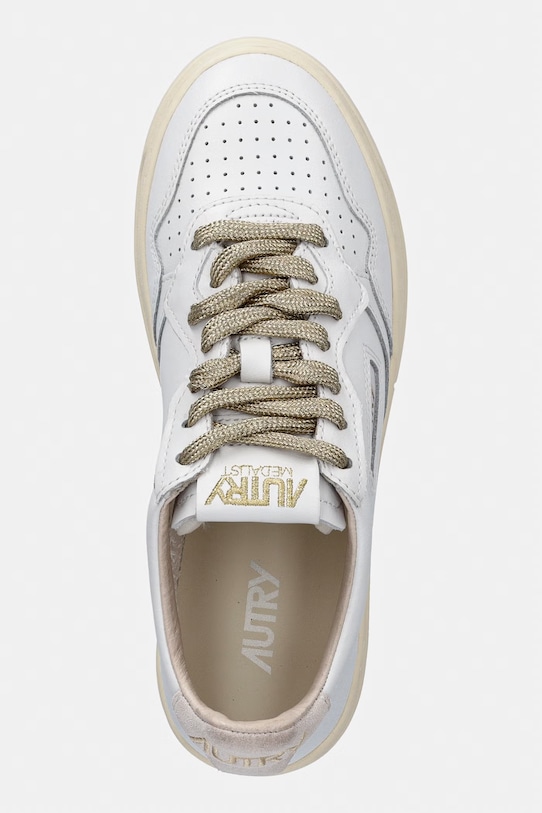 AUTRY sneakersy skórzane Medalist Low biały AULWSW01