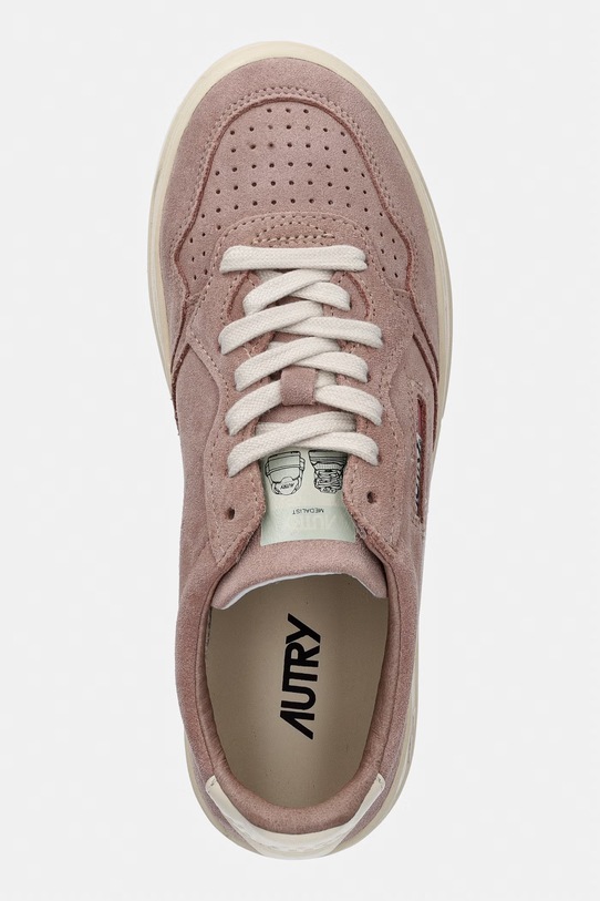 AUTRY Medalist Low sneakersy damskie zamszowe różowy AULWUH12