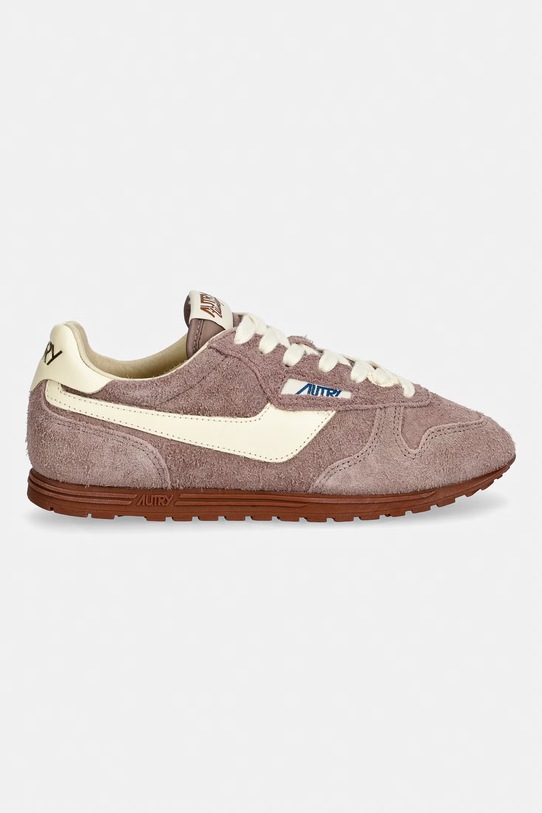 AUTRY sneakersy zamszowe Windspin Low WSLWUB26 brązowy SS26