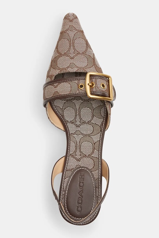 Coach szpilki Margot beżowy CCV93.S8W