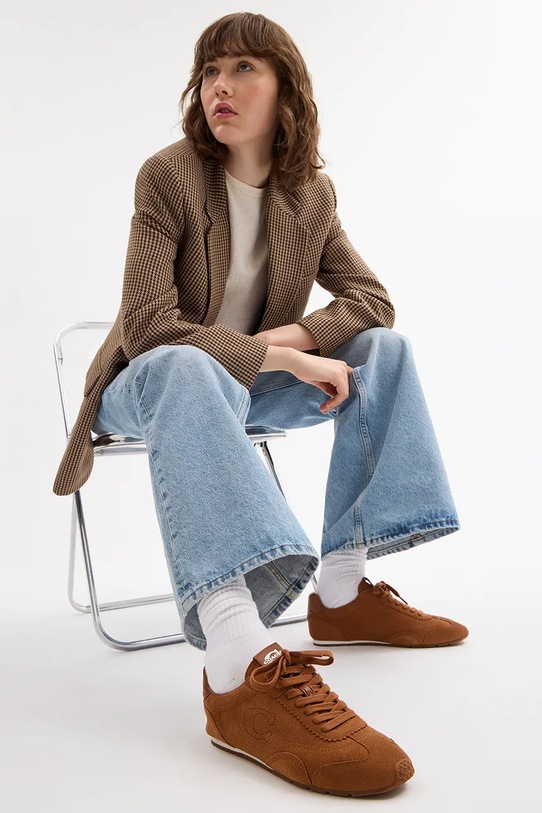 Coach sneakersy zamszowe Flat Sneaker CCN30.Y2G