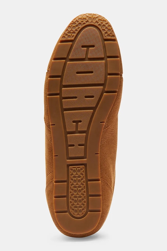 Coach sneakersy zamszowe Flat Sneaker CCN30.Y2G brązowy