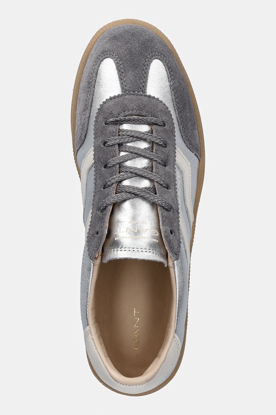 Usnjene superge Gant Cuzima srebrna 32531199.G80