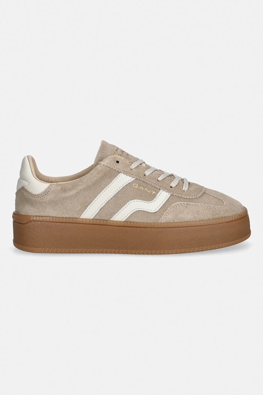 Σουέτ αθλητικά παπούτσια Gant Cuzmani 32533203.G871 μπεζ SS26