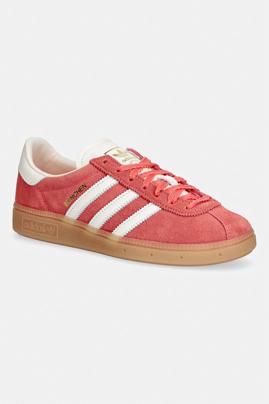 adidas Originals sneakersy zamszowe Muenchen W niska różowy IH4207