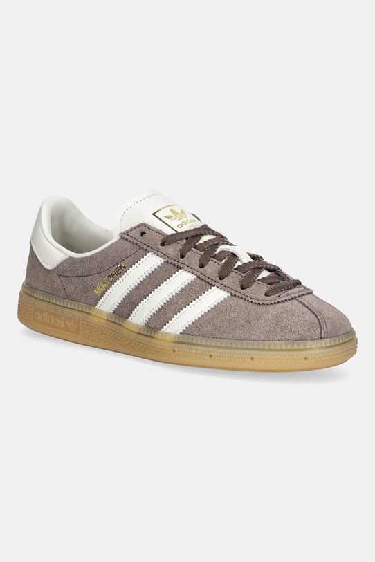adidas Originals sneakersy zamszowe Muenchen W niska brązowy IH4208