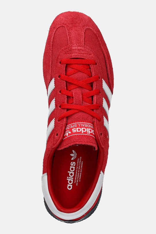 adidas Originals sneakersy skórzane Handball Spezial Lo Pro W czerwony KJ3626