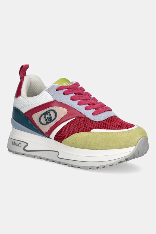 Liu Jo sneakersy LIU JO MAXI WONDER 97 skóra zamszowa multicolor BA6007PX027S3948