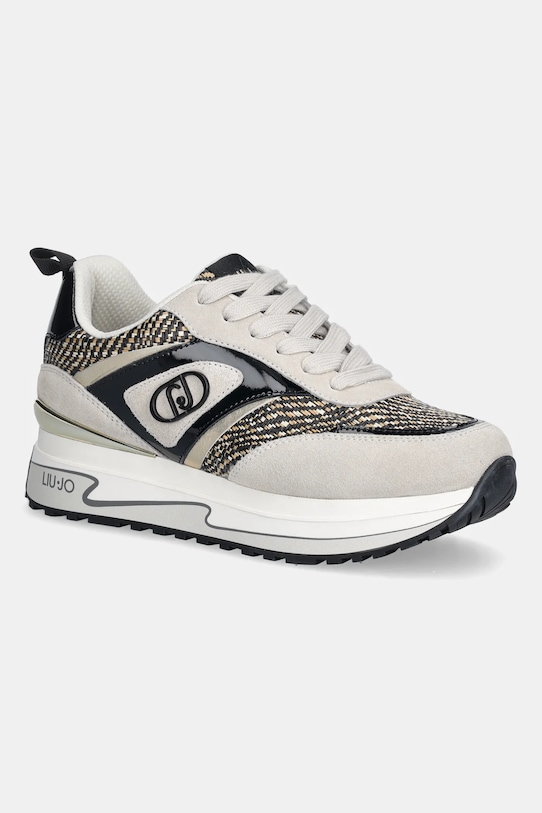 Liu Jo sneakersy LIU JO MAXI WONDER 97 tekstylny szary BA6007PX807S1411