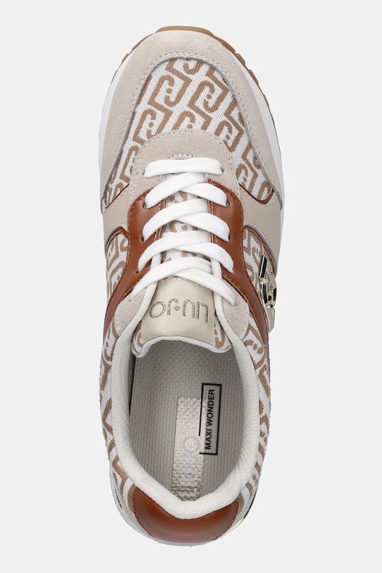 Tenisky Liu Jo LIU JO MAXI WONDER PLUS 02 béžová BA6019PX617S3971