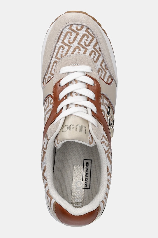 Tenisky Liu Jo LIU JO MAXI WONDER PLUS 02 béžová BA6019PX617S3971