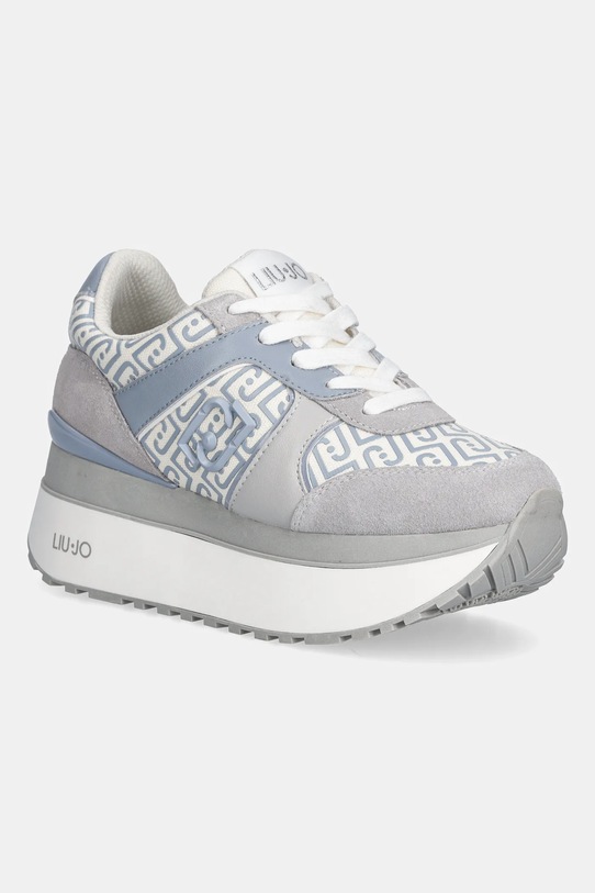 Liu Jo sneakersy LIU JO MAXI WONDER PLUS 02 tekstylny szary BA6019PX823S3972
