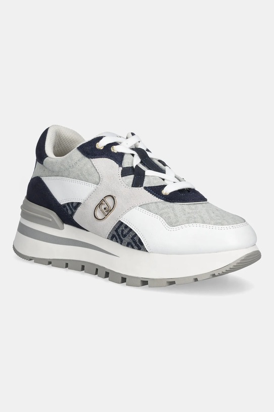 Tenisky Liu Jo AMAZING 42 semišová kůže námořnická modř BA6035PX827S3361