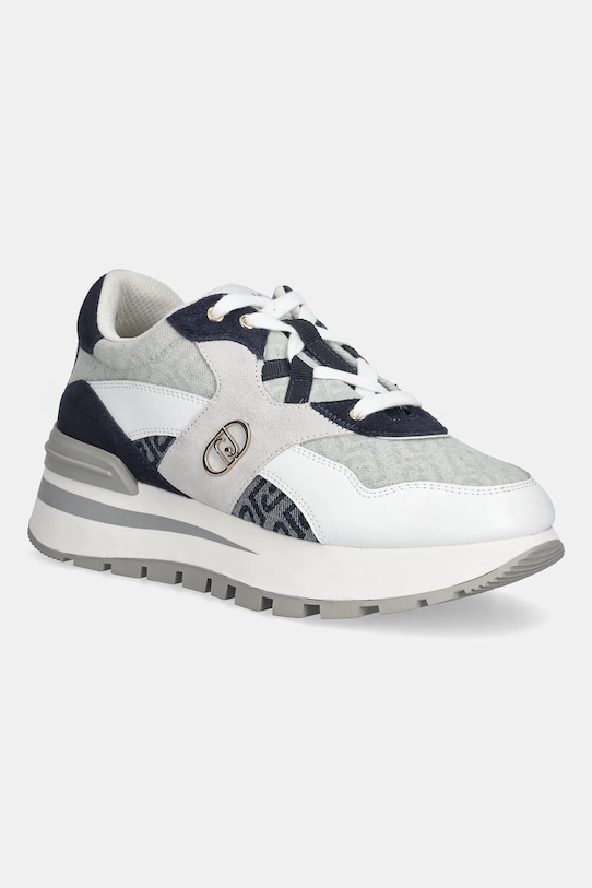 Tenisky Liu Jo AMAZING 42 semišová kůže námořnická modř BA6035PX827S3361