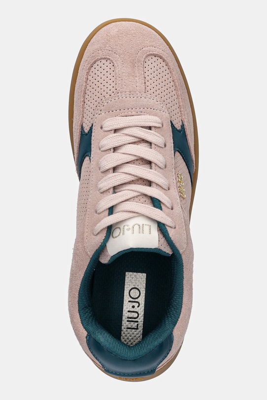 Semišové tenisky Liu Jo CONNOR 01 růžová BA6051PX658S4090