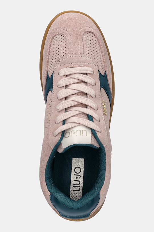 Semišové tenisky Liu Jo CONNOR 01 růžová BA6051PX658S4090