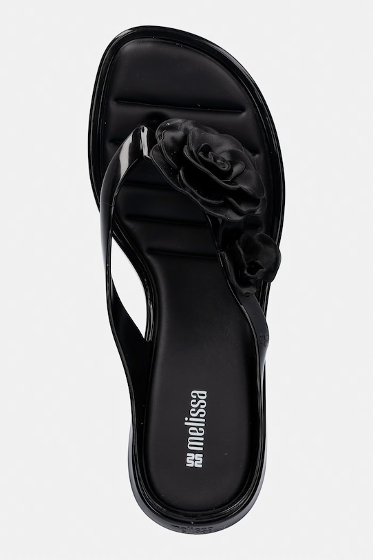 Melissa japonki MELISSA THONG KITTEN HEEL PETALS AD czarny M.38148.BW646