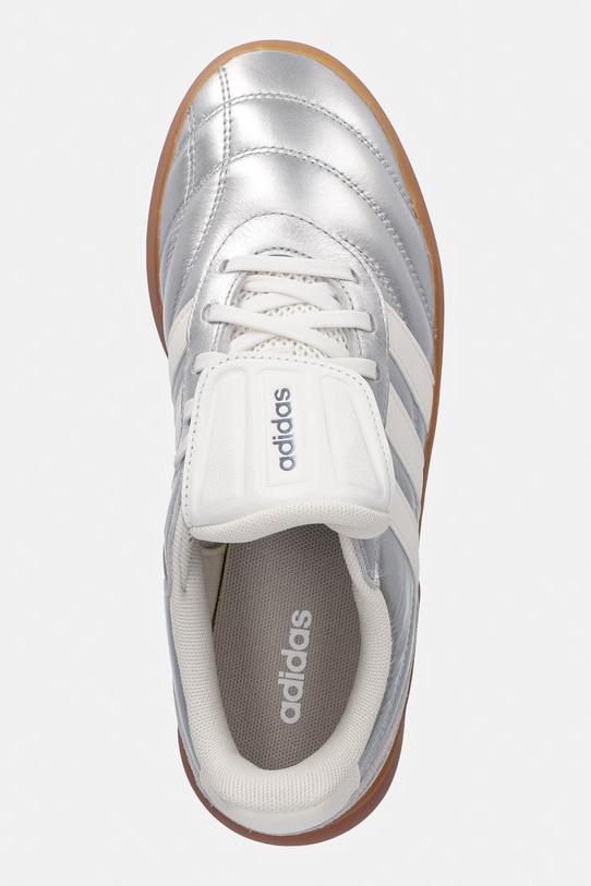 adidas sneakersy skórzane Barreda Mundial srebrny HP6922