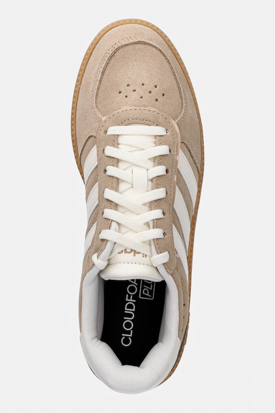 Замшеві кросівки adidas Breaknet Sleek бежевий IH1370