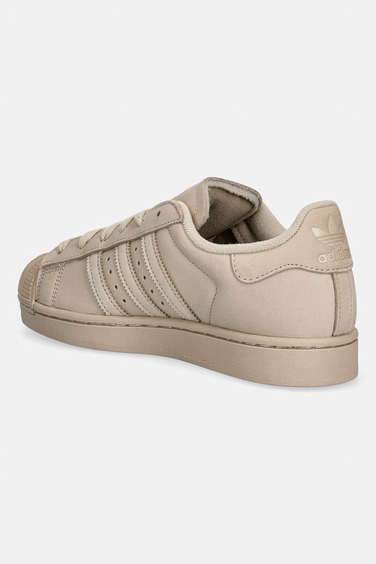 Obuwie adidas Originals sneakersy nubukowe Superstar II IH1611 beżowy