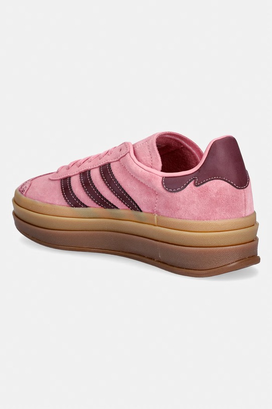 Obuwie adidas Originals sneakersy zamszowe Gazelle Bold IH6697 różowy