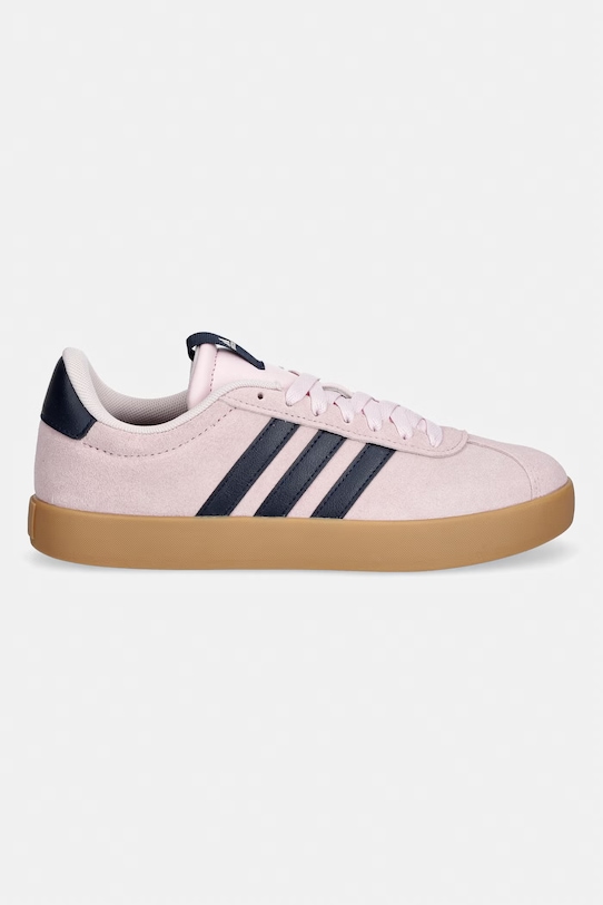 adidas sneakersy zamszowe VL Court 3.0 JP7629 różowy SS26