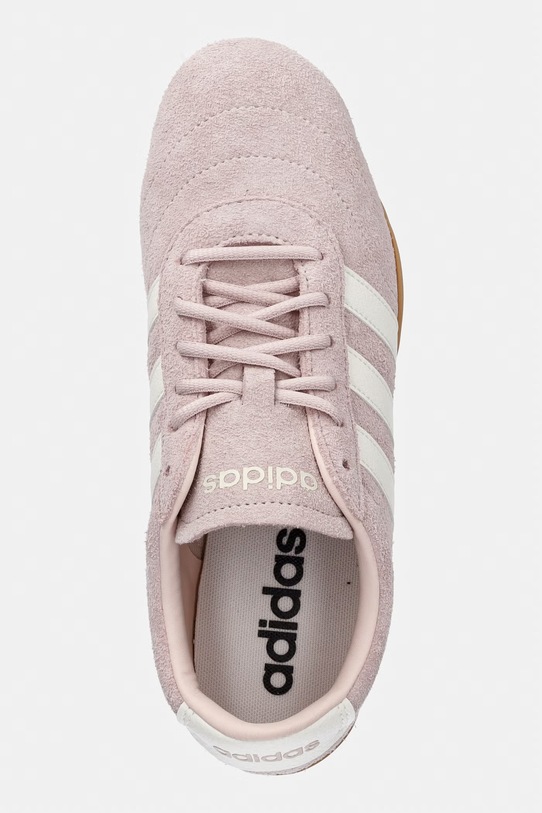 Σουέτ sneakers adidas Grand Court ροζ JQ7225