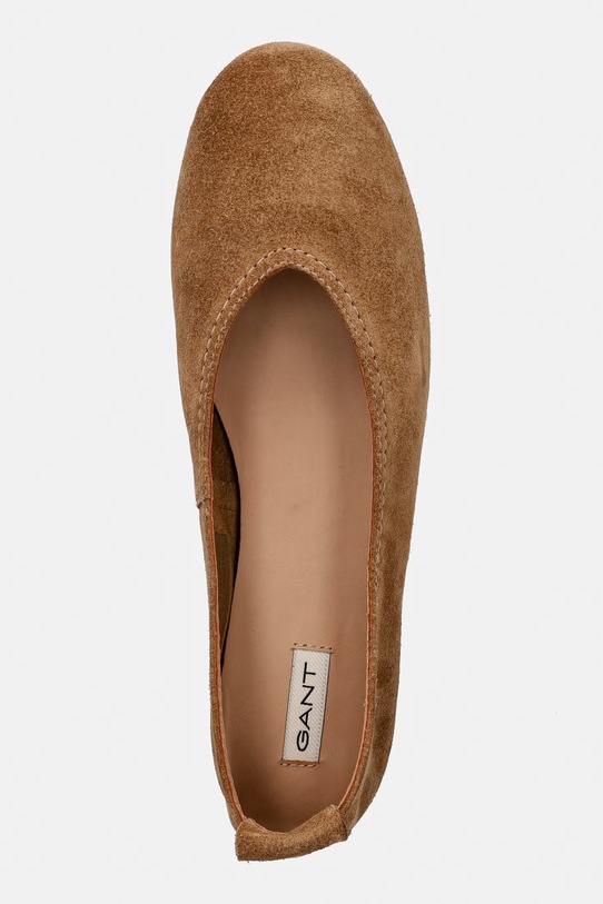 Gant baleriny zamszowe Chadii brązowy 32513291.G146