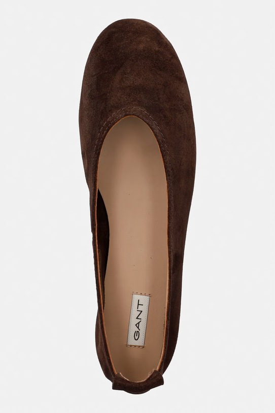 Gant baleriny zamszowe Chadii brązowy 32513291.G46