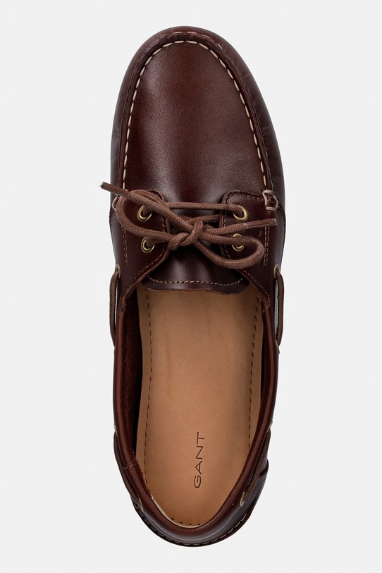 Gant mokasini ženski iz usnja Seabaya rjava 32571258.G45